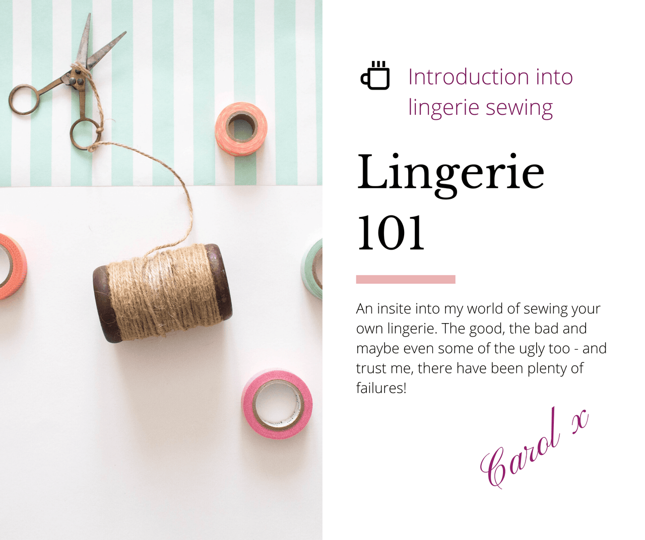 Introduction To Lingerie Sewing - Fabriques