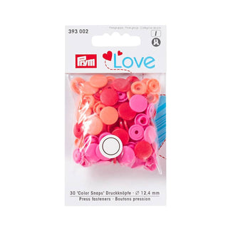 Buy red Prym Love: Color Snap Fastener: 12.44 mm