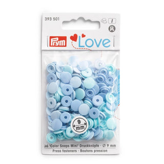Buy light-blue Prym Love: Color Snap Fastener: 9 mm