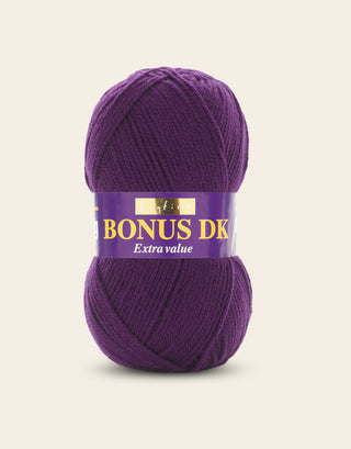 Buy purple Hayfield: Bonus DK, Double Knit Acrylic Yarn, 100g