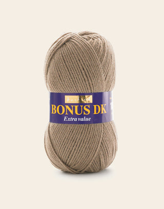 Buy walnut Hayfield: Bonus DK, Double Knit Acrylic Yarn, 100g