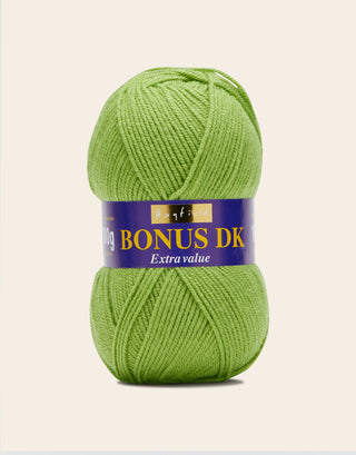 Buy fern-green Hayfield: Bonus DK, Double Knit Acrylic Yarn, 100g