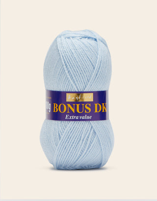 Buy frost-blue Hayfield: Bonus DK, Double Knit Acrylic Yarn, 100g