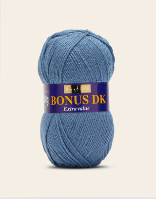 Buy ocean-blue Hayfield: Bonus DK, Double Knit Acrylic Yarn, 100g