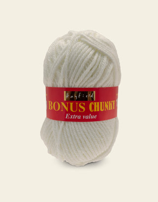 Buy cream Hayfield: Bonus Chunky Acrylic Yarn, 100g