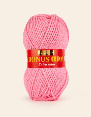 Buy pink Hayfield: Bonus Chunky Acrylic Yarn, 100g