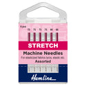 Hemline Sewing Machine Needles: Stretch: Mixed: 6 Pieces