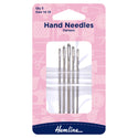Hemline Hand Sewing Needles: Darner: Size 14-18: 5 Pieces