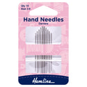 Hemline Hand Sewing Needles: Darner: 10 Pieces