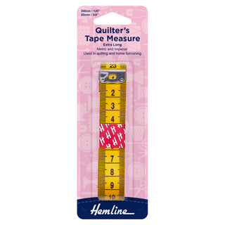 Hemline Quilter's Tape Measure: Extra Long: 300cm