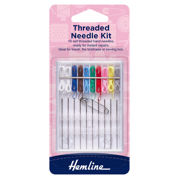 Hemline Threaded Needle Kit