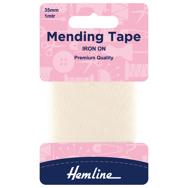 Hemline Iron-On Mending Tape: 100cm x 38mm