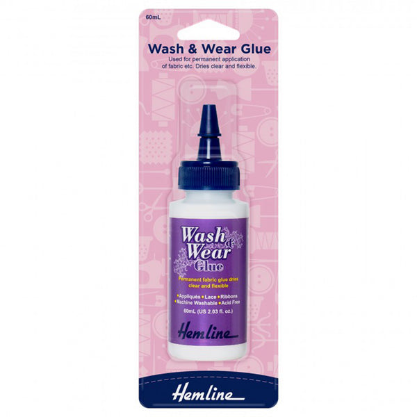 Hemline Adhesive: Wash & Wear Glue: 60ml