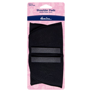Buy black Hemline Shoulder Pads: Standard Set-In: Medium