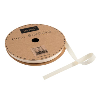 Buy cream Trimits : Bias Binding Tape: Polycotton: 16mm