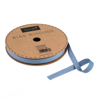 Buy china-blue Trimits : Bias Binding Tape: Polycotton: 16mm