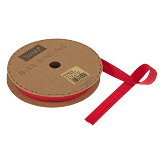 Buy red Trimits : Bias Binding Tape: Polycotton: 16mm