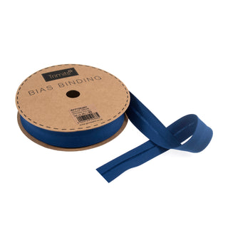 Buy royal-blue Trimits : Bias Binding Tape: Polycotton: 25mm