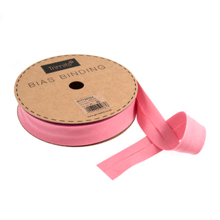 Buy pink Trimits : Bias Binding Tape: Polycotton: 25mm