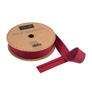 Buy scarlet Trimits : Bias Binding Tape: Polycotton: 25mm