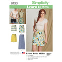 Simplicity Pattern 8133 Misses' Learn to Sew Wrap Skirts