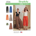 Simplicity Pattern 8134 Misses' Easy-to-Sew Trousers and Shorts