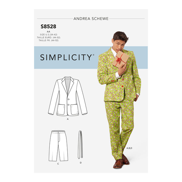 Simplicity Sewing Pattern 8528 Men's Costume Suit