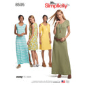 Simplicity Sewing Pattern 8595 Misses' Knit Dresses