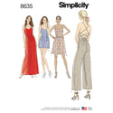 Simplicity Sewing Pattern 8635 Misses' Dress, Jumpsuit and Romper