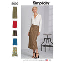 Simplicity Pattern 8699 Women's Wrap Skirts with Length Variations