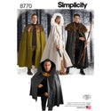 Simplicity Sewing Pattern 8770 Unisex Costume Capes