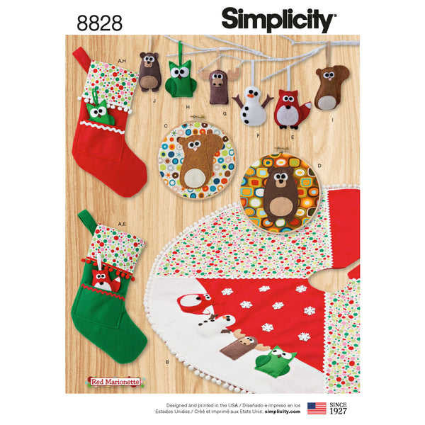 Pattern 8828 Holiday Decorating