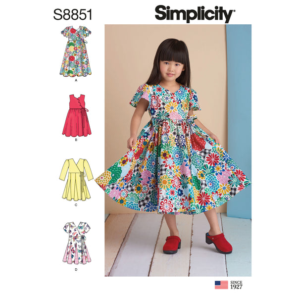 Simplicity Pattern S8851 Child's Dresses