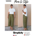 Simplicity Sewing Pattern S8889 Mimi G Style Misses' Shirt and Wide Leg Pants