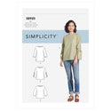 Simplicity Sewing Pattern S8920 Misses' Tops