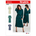 Simplicity Sewing Pattern S9010 Misses' Dresses with Length Variation