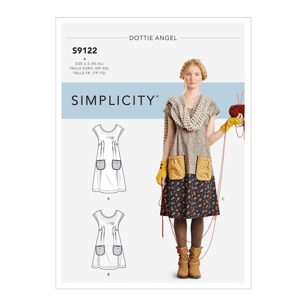 Simplicity Sewing Pattern S9122 Dottie Angel Misses' Dresses
