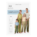 Simplicity Sewing Pattern S9129 Unisex Sleepwear