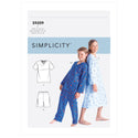 Simplicity Sewing Pattern S9209 Boys'/Girls' V-Neck Shirts, Gown, Shorts and Trousers