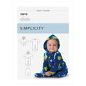 Simplicity Sewing Pattern S9215 Babies' Jackets, Footed Bodysuits and Trousers