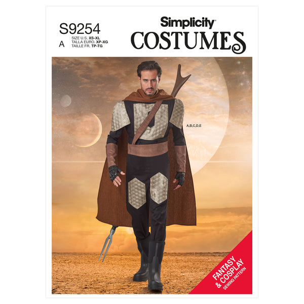 Simplicity Sewing Pattern S9254 Men's Costume