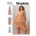 Simplicity Sewing Pattern S9265 Misses' and Women's Tiered Dresses