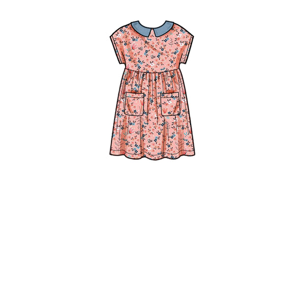 Simplicity Sewing Pattern S9280 Children's Dresses, Top and Leggings