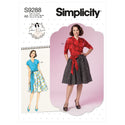 Simplicity Sewing Pattern S9288 Misses' Wrap Top & Flared Skirt