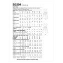Simplicity Sewing Pattern S9294 Misses' Dress