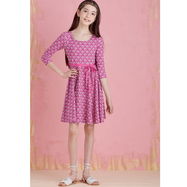 Simplicity Sewing Pattern S9322 Children's and Girls' Pull-on Dresses