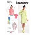 Simplicity Sewing Pattern S9328 Misses' Knit Dresses and Top