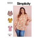 Simplicity Sewing Pattern S9334 Misses' and Women's Tops in Two Lengths