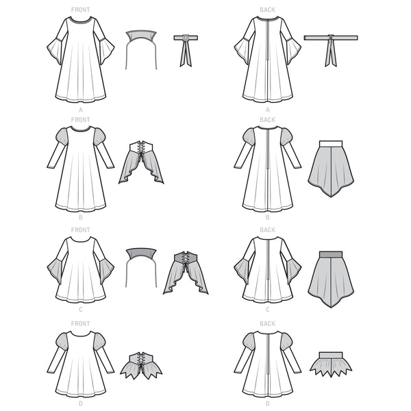 Simplicity Sewing Pattern S9348 Children's and Girls' Costumes