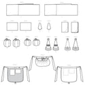 Simplicity Sewing Pattern S9357 Table Decor, Decorations, Tea Towel and Apron